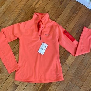 New with tags long sleeve Marmot extra small 1/2 zip.